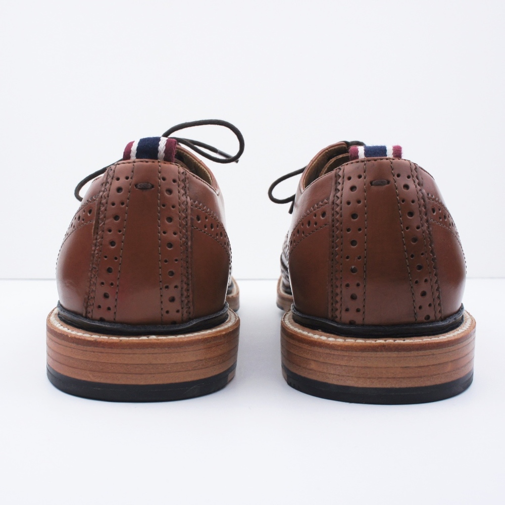 New JCREW Oar Stripe Shortwing Derbys Shoes - Picture 4 of 5